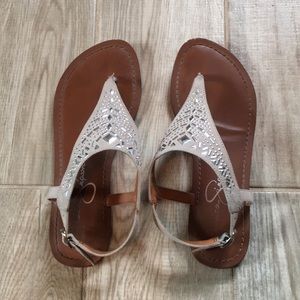 Jessica Simpson studded sandals